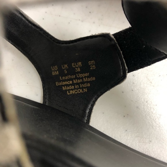 Naturalizer LINCOLN White Snake Leather Ankle Strap Thong Sandals Size 8 - Picture 5 of 7